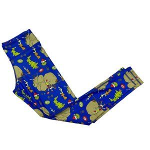 New You're A Mean One Grinch Leggings Barbell Voodoo